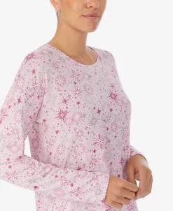 Ellen Tracy Women's Long Sleeve Crew Neck Pajamas Set 14 Ellen Tracy Women's Long Sleeve Crew Neck Pajamas Set -White Mark Shop 23015031 fpx