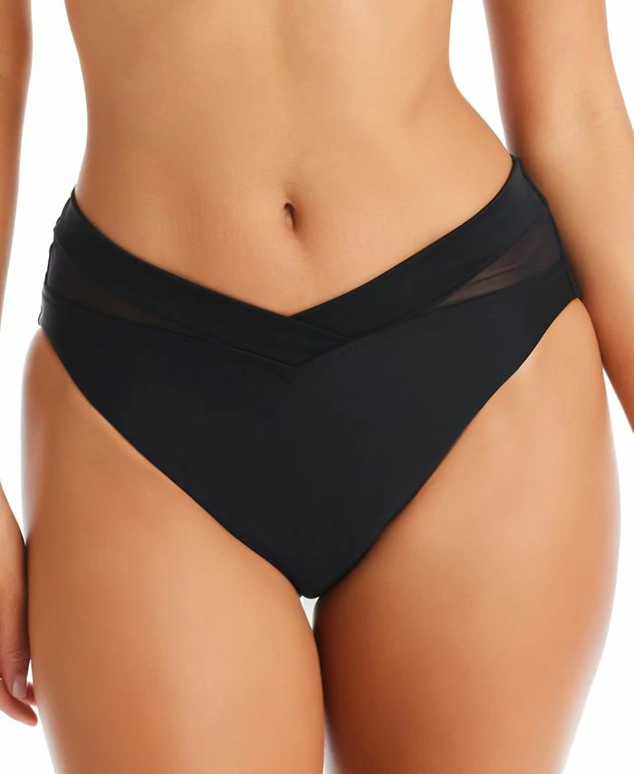 Bar III Natural Beauty V-Waist High Leg Bikini Bottoms, Created For Macy's 1 Bar III Natural Beauty V-Waist High Leg Bikini Bottoms, Created For Macy's