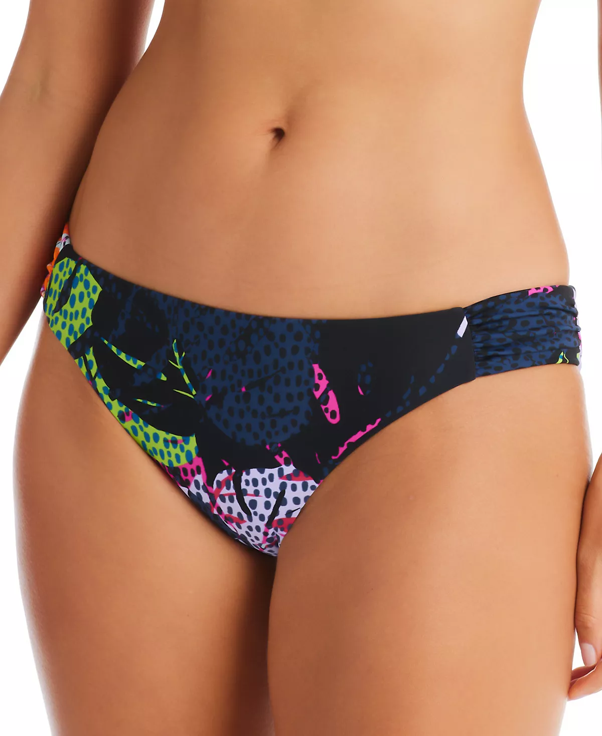 Bar III Women's Paradise Palms Tab-Side Hipster Bikini Bottoms, Created For Macy's 3 Bar III Women's Paradise Palms Tab-Side Hipster Bikini Bottoms, Created For Macy's - Image 3