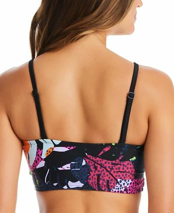 Bar III Women's Paradise Palms Printed Bandeau Bikini Top, Created For Macy's 2 Bar III Women's Paradise Palms Printed Bandeau Bikini Top, Created For Macy's - Image 2