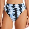 Bar III Women's Shibori Tie-Dyed High Waist Bikini Bottoms, Created For Macy's