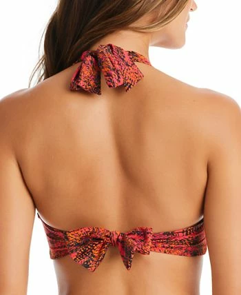 Bar III Women's Viper Snakeskin-Print Halter-Style Bikini Top, Created For Macy's 2 Bar III Women's Viper Snakeskin-Print Halter-Style Bikini Top, Created For Macy's - Image 2