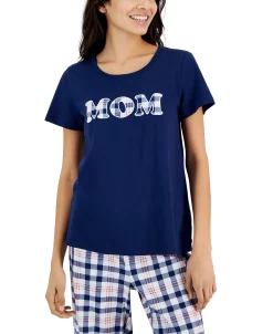 Family Pajamas Women's Mom Plaid Mix It Pajama Set, Created For Macy's -White Mark Shop 23166423 fpx