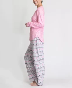 Muk Luks Plus Size Cozy Sleep And Lounge Set, 2 Piece -White Mark Shop 23257204 fpx