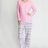 Muk Luks Plus Size Cozy Sleep And Lounge Set, 2 Piece