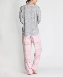 Muk Luks Plus Size Cozy Sleep And Lounge Set, 2 Piece -White Mark Shop 23257208 fpx