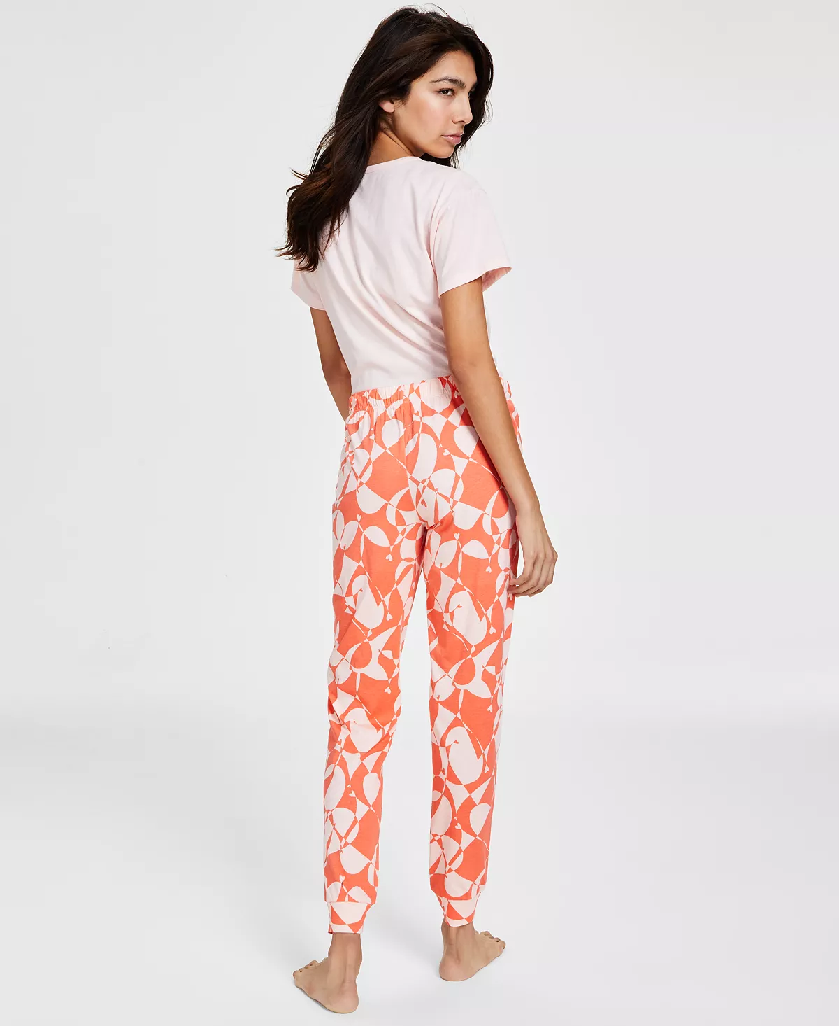 Jenni Printed Jogger Pajama Pants, Created For Macy's 3 Jenni Printed Jogger Pajama Pants, Created For Macy's - Image 3
