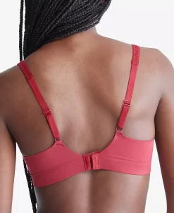 Calvin Klein Women's Liquid Touch Lightly Lined Perfect Coverage Bra QF4082 -White Mark Shop 23351000 fpx