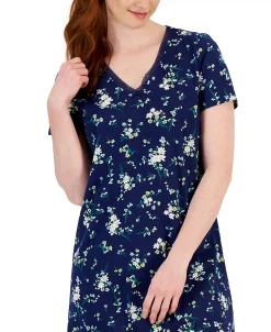 Charter Club Women's Cotton Lace-Trim Essentials Sleepshirt, Created For Macy's 7 Charter Club Women's Cotton Lace-Trim Essentials Sleepshirt, Created For Macy's -White Mark Shop 23367631 fpx