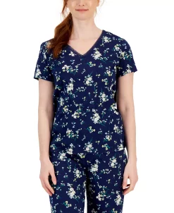 Charter Club Women's Cotton Lace-Trim Essentials Pajamas Set, Created For Macy's 8 Charter Club Women's Cotton Lace-Trim Essentials Pajamas Set, Created For Macy's -White Mark Shop 23367674 fpx