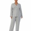 Lauren Ralph Lauren Plus Size Long Sleeve And Pant Matching Pajama Set