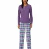 Lauren Ralph Lauren Ong Sleeve And Pant Pajama Set