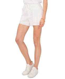 Vince Camuto Women's Drawstring Frayed-Hem Shorts