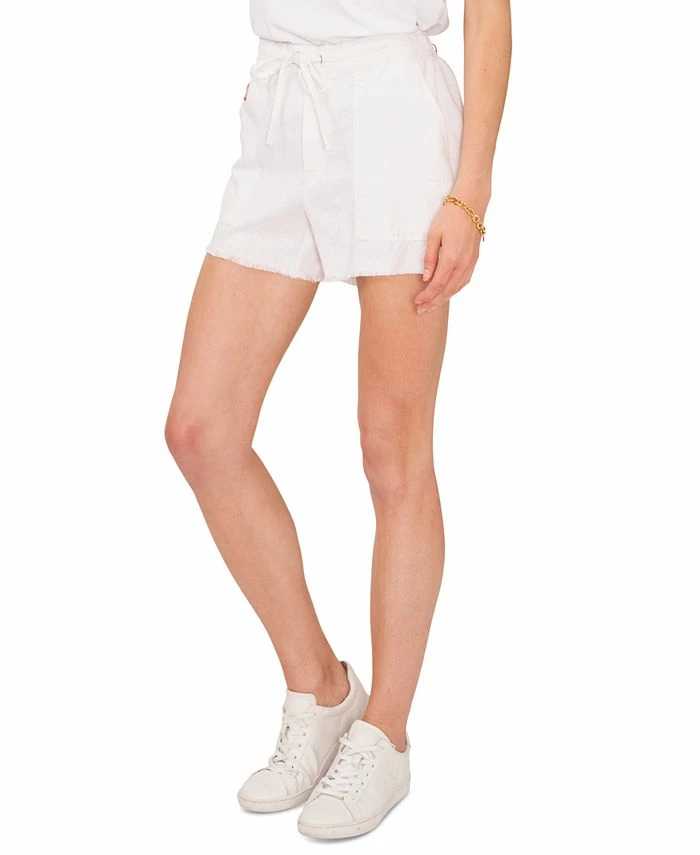 Vince Camuto Women's Drawstring Frayed-Hem Shorts 1 Vince Camuto Women's Drawstring Frayed-Hem Shorts