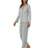Lauren Ralph Lauren Women's Long Sleeve Shirt And Pant Matching Pajama Set