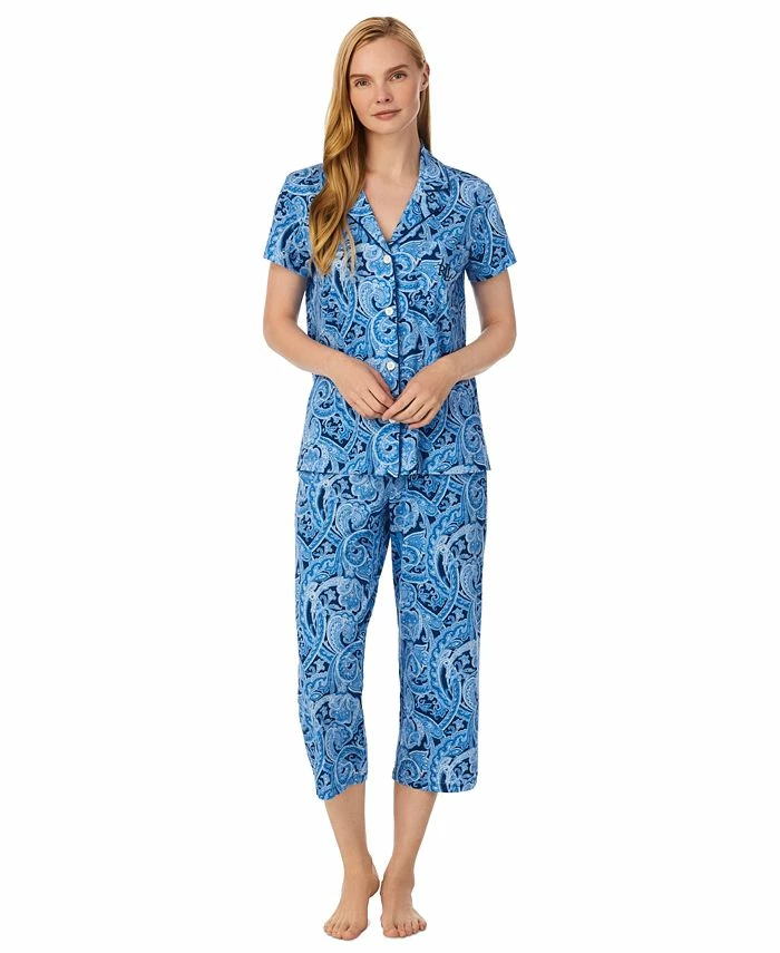 Lauren Ralph Lauren Women's Printed Capri Pajamas Set 1 Lauren Ralph Lauren Women's Printed Capri Pajamas Set