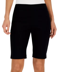 Charter Club Women's Pull-on Bermuda Shorts, Created For Macy's -White Mark Shop 23481411 fpx