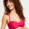 Bar III Twist Bandeau Bikini Top, Created For Macy's