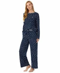 Lauren Ralph Lauren Women's Floral Matching Pajamas Set 7 Lauren Ralph Lauren Women's Floral Matching Pajamas Set -White Mark Shop 23524400 fpx
