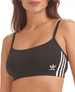 ADIDAS Women's 3-Stripes Scoop Bralette 4A4H00 10 ADIDAS Women's 3-Stripes Scoop Bralette 4A4H00 -White Mark Shop 23556251 fpx