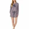 Lauren Ralph Lauren Women's Long Sleeve And Short Pajama Set