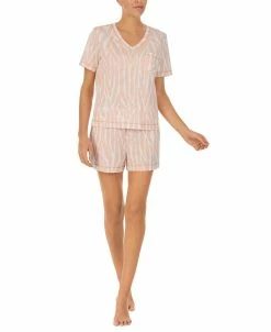 Sanctuary Women's Short-Sleeve Boxer Pajamas Set