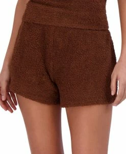 Steve Madden Women's Pull-On Chenille Sleep Shorts