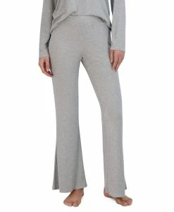 Steve Madden Women's Ribbed Flare-Leg Sleep Pants