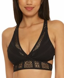 Becca Women's Color Play Laced-Back Bikini Top