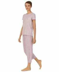 Alternative view of Lauren Ralph Lauren Women's Ditsy Floral Capri Pajamas Set