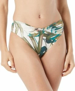 Vince Camuto Women's Twisted Printed Bikini Bottoms