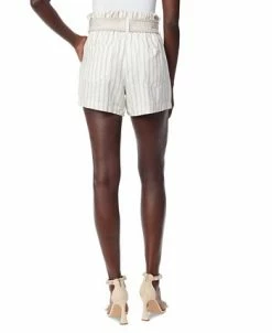 Sam Edelman Women's Kira Paperbag-Waist Belted Shorts -White Mark Shop 23651443 fpx