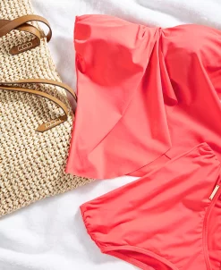 Vince Camuto Strapless Draped Tankini Top 13 Vince Camuto Strapless Draped Tankini Top -White Mark Shop 23675251 fpx