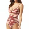 Vince Camuto Women's Cutout Wrap One-Piece Swimsuit