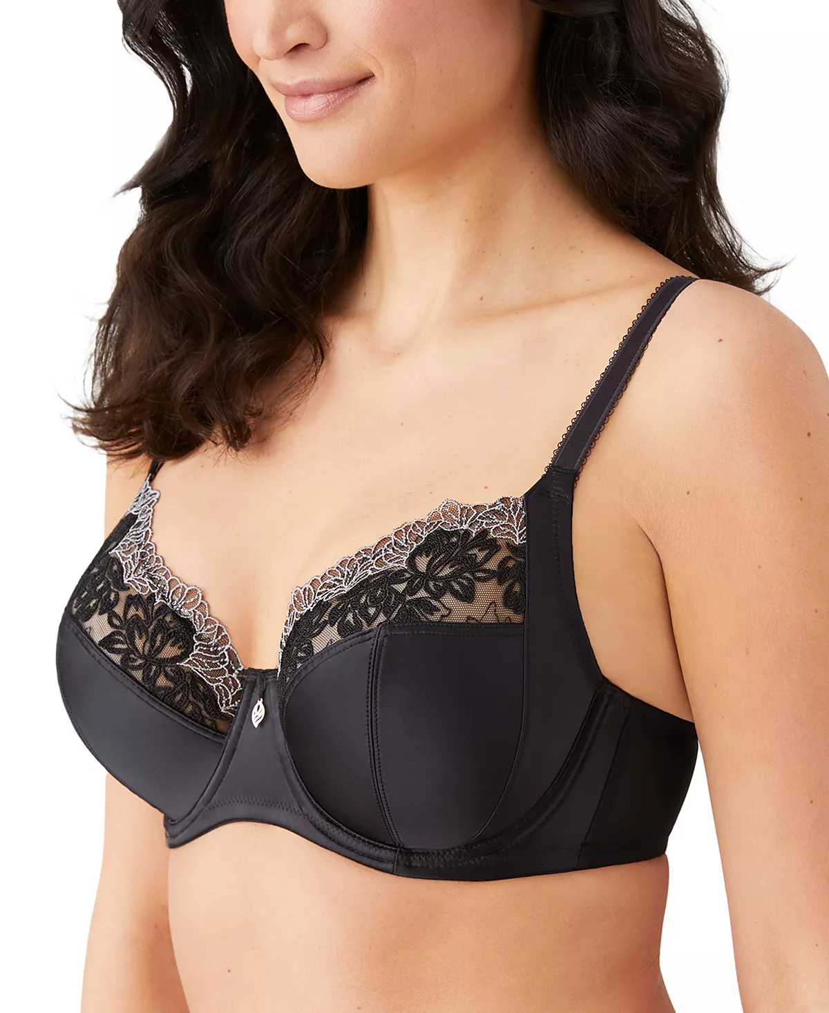 Wacoal Men's Side Note Embroidered Underwire Bra 855377 3 Wacoal Men's Side Note Embroidered Underwire Bra 855377 - Image 3
