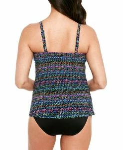 Miraclesuit Women's Stitch It Cleo V-Neck Tankini Top -White Mark Shop 23702728 fpx