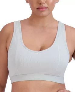 Steve Madden Women's Ribbed Stretch Bralette SM02151 -White Mark Shop 23705955 fpx