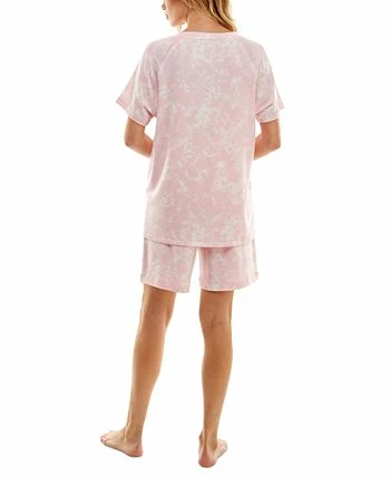 Roudelain Women's Printed Bermuda Shorts Pajama Set 2 Roudelain Women's Printed Bermuda Shorts Pajama Set - Image 2