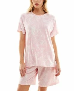 Roudelain Women's Printed Bermuda Shorts Pajama Set 13 Roudelain Women's Printed Bermuda Shorts Pajama Set -White Mark Shop 23718483 fpx
