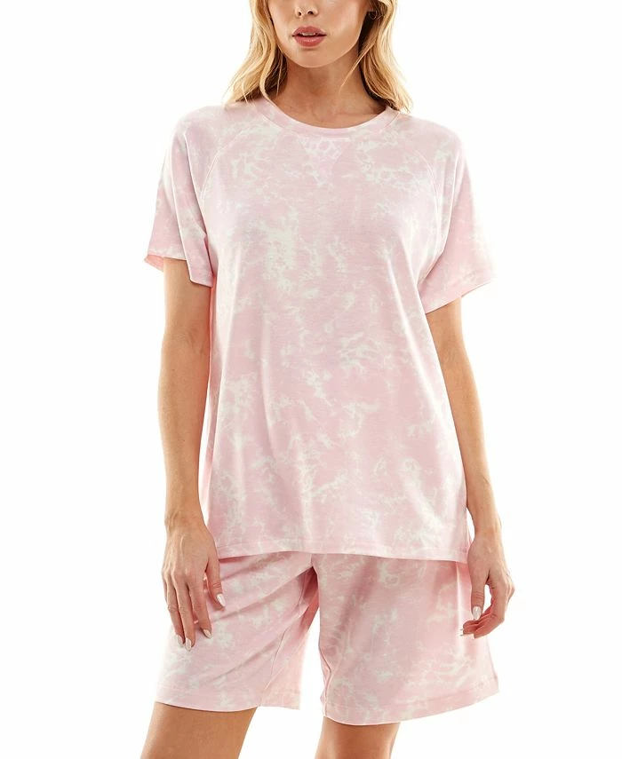 Roudelain Women's Printed Bermuda Shorts Pajama Set 4 Roudelain Women's Printed Bermuda Shorts Pajama Set - Image 4