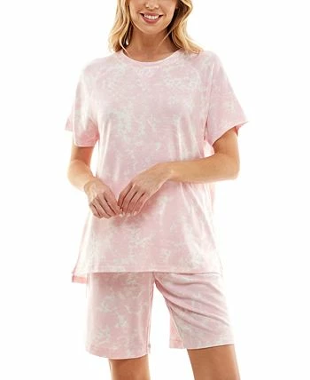 Roudelain Women's Printed Bermuda Shorts Pajama Set 7 Roudelain Women's Printed Bermuda Shorts Pajama Set - Image 7