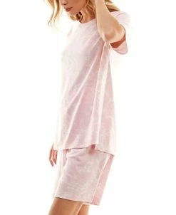 Roudelain Women's Printed Bermuda Shorts Pajama Set 17 Roudelain Women's Printed Bermuda Shorts Pajama Set -White Mark Shop 23718487 fpx