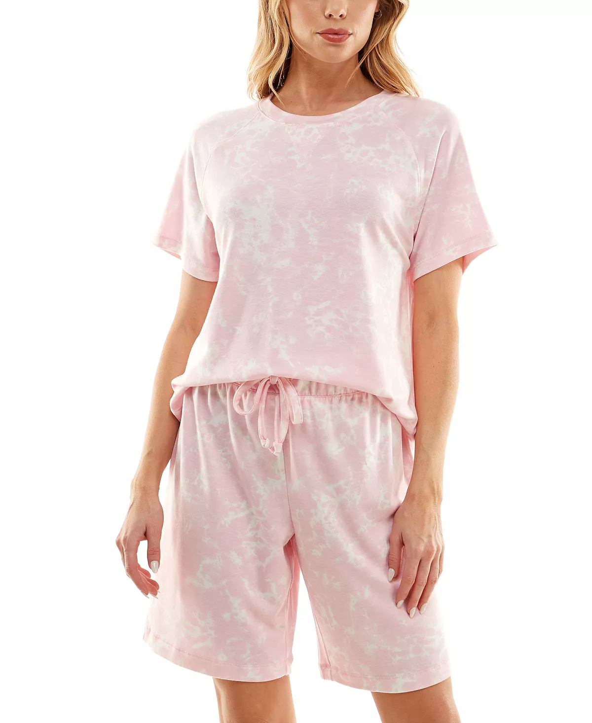 Roudelain Women's Printed Bermuda Shorts Pajama Set 9 Roudelain Women's Printed Bermuda Shorts Pajama Set - Image 9
