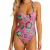 Jessica Simpson Women's Rosies Bushes One-Piece Swimsuit