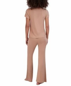 Steve Madden Women's Ribbed Short-Sleeve Baby Tee -White Mark Shop 23758604 fpx