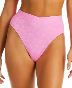 Jessica Simpson Women's Sweet Daisy V-Front High-Waisted Bottoms
