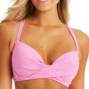 Jessica Simpson Women's Sweet Daisy Twisted Bikini Top