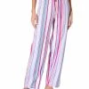 Hue Women's Side By Side Stripe Knit Pajama Pants
