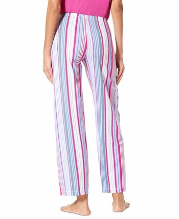 Hue Women's Side By Side Stripe Knit Pajama Pants 2 Hue Women's Side By Side Stripe Knit Pajama Pants - Image 2