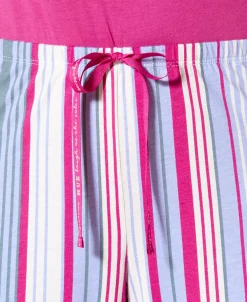 Hue Women's Side By Side Stripe Knit Pajama Pants 10 Hue Women's Side By Side Stripe Knit Pajama Pants -White Mark Shop 23773843 fpx